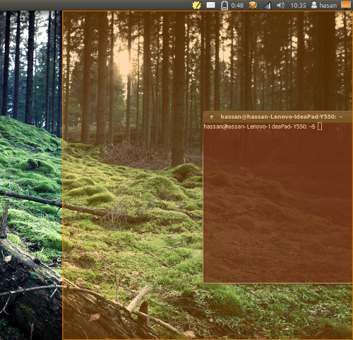 Ubuntu 11.10 - Yarım ekran genişleme