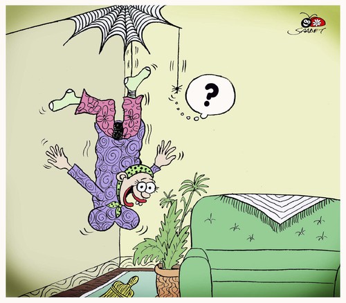 Evin hanımı evde iş üstünde.. evhanimi_bungee_jumping