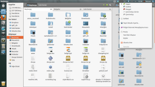 Meliae Linux - Ubuntu simge takımı