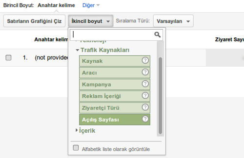 google_analytics_not_provided_ikincil_boyut