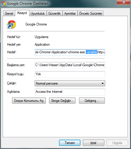 Google Chrome/Chromium komut satırı - Windows 7 google_chrome_chromium_komut_satiri